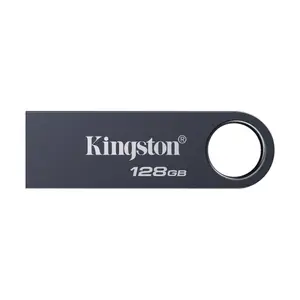 USB‑накопитель KINGSTON DataTraveler SE9 G3, 64 ГБ, USB Type‑A, USB 3.2 Gen 1, чтение 220 МБ/с, запись 100 МБ/с, Dark Nickel (чёрный)