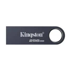 USB флеш-накопитель KINGSTON DataTraveler SE9 G3 256GB — USB Type-A, USB 3.2 Gen 1, чтение 220 МБ/с, запись 100 МБ/с, без колпачка, Dark Nickel