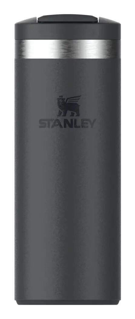 Stanley Transit Fliptop Mug Melns Nerūsējošais