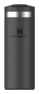 Stanley Transit Fliptop Mug Melns Nerūsējošais tērauds 350 ml