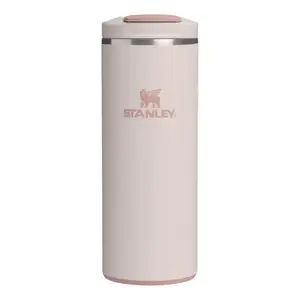 Ceļojumu krūze STANLEY The Transit Fliptop Mug 0.35L gaiši rozā — izolēta 350 ml