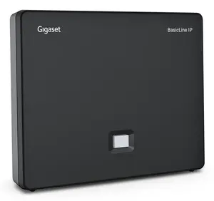Gigaset BasicLine IP DECT Bāzes Stacija Melna, Ethernet LAN, 300 Tālruņu Grāmatas Ieraksti