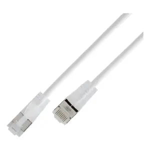 Slim Wirewine Slim Patchcords SLIM-L-UF-K6A-TL 1.5 m Cat6 U/FTP (STP) networking cable White RJ-45–RJ-45