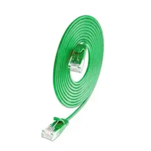 Slim Wirewine Cat6a U/UTP (UTP) networking cable SLIM-L-UU-K6A 1.5 m Green with RJ-45 connectors