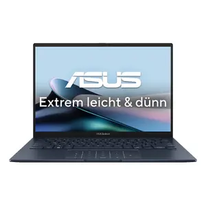 Laptop ASUS Zenbook 14 OLED UX3405CA Intel Core Ultra 9 285H, 14" WUXGA Touch, 32 GB RAM, 1 TB SSD, Intel Arc 140T, Windows 11 Home, Blue