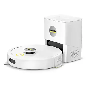 Robot vacuum Karcher RVC 3 Comfort White — bagless, Li‑Ion 2600 mAh, runtime 130 min, noise 67 dB, clean water tank 0.28 L