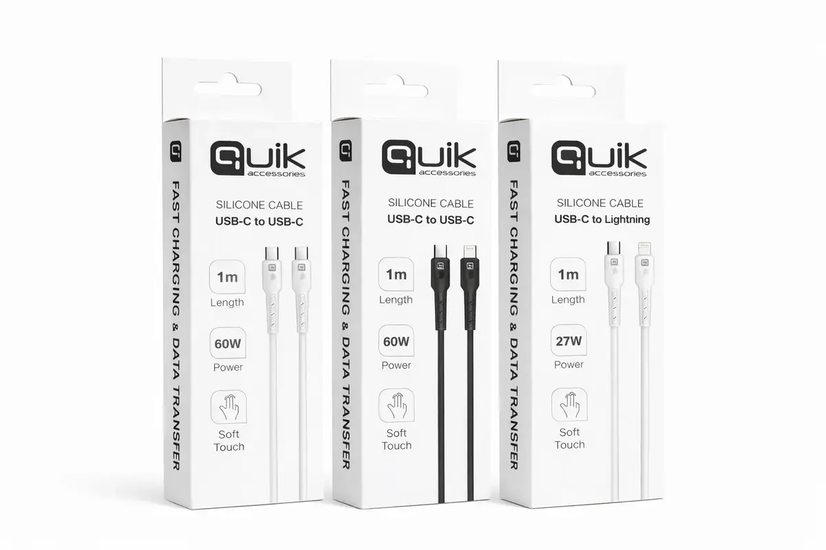 Quik QK-1011 кабель USB-C—USB-C 60W 1 м Photo 7