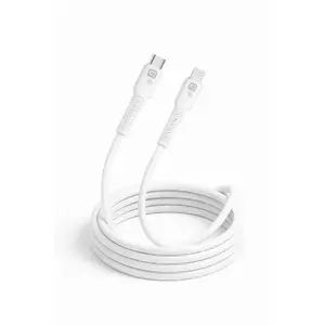 Кабель для зарядки и передачи данных Quik QK-1022 USB-C — Lightning, мягкий силикон, 27W, 1 м