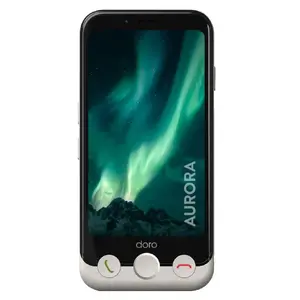 Смартфон Doro Aurora A10 Plus bone 4,5" для пожилых 64GB Dual‑SIM Android 14 (8960)