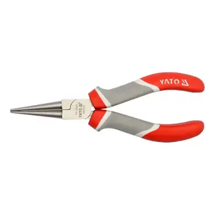 Apaļas knaibles YATO YT-2030, 160 mm, pelēkas/sarkanas rokturi