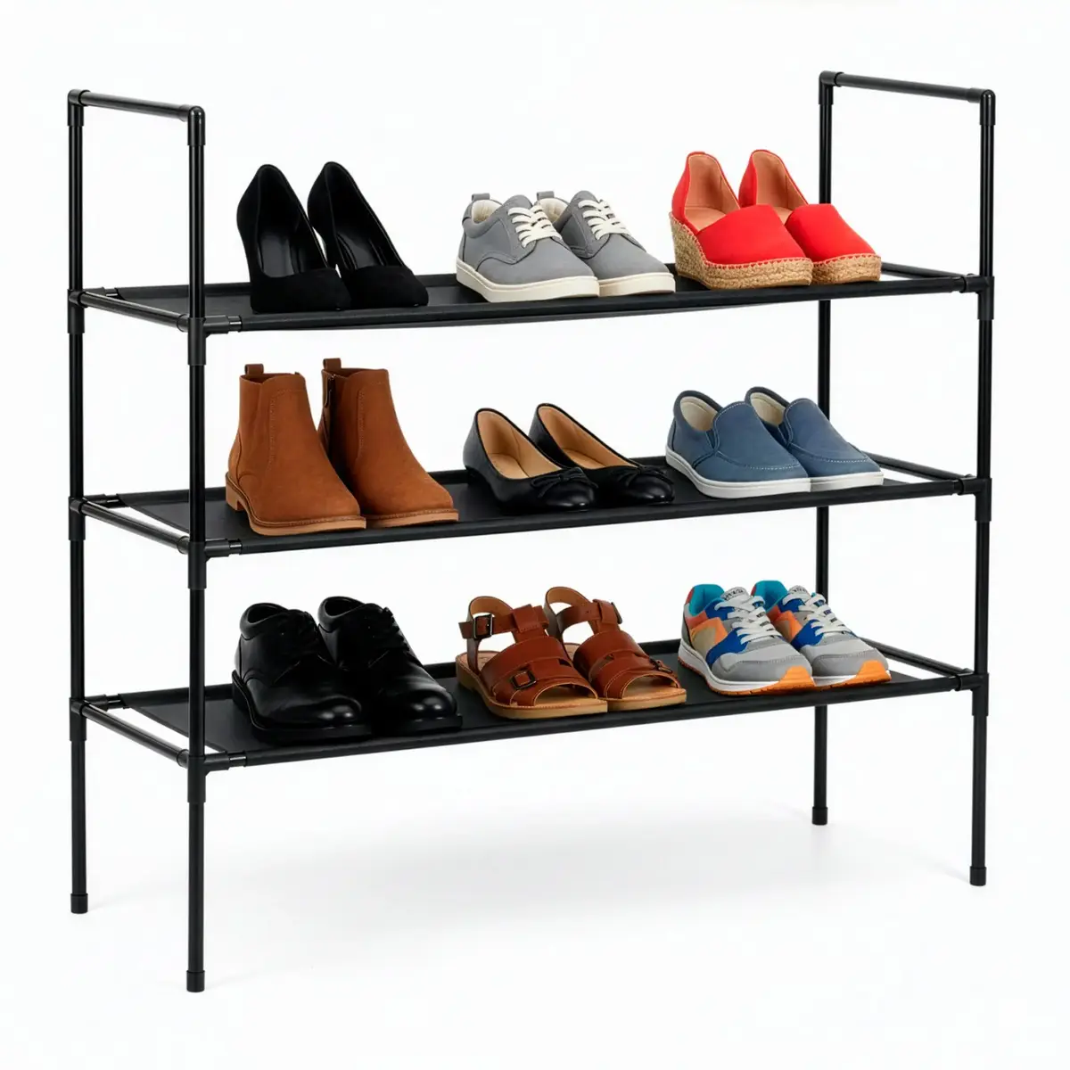 Стеллаж для обуви Springos HA7548 — 3 уровня 70×72×28 см Photo 9