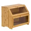 Springos KI0162 двухуровневый бамбуковый хлебный шкаф Photo 3