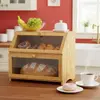Springos KI0162 двухуровневый бамбуковый хлебный шкаф Photo 6