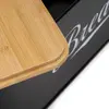 Металлическая хлебница Springos KI0164 с бамбуковой крышкой Photo 4