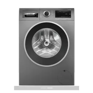 Стиральная машина фронтальная Bosch WGG244ZCPL с дисплеем, 9 кг, 1400 об/мин, класс энергоэффективности A, серебристая