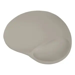 Mouse pad TRUST 26012 — gel wrist rest, beige, 205×236 mm, non-slip base