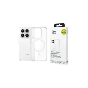 Защитный чехол 3MK Armor Magcase для Xiaomi 17 — магнитный корпус, прозрачный