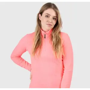 Fliisa jaka Brunotti Mini-R Women korallkrāsā izm. S — sieviešu fliiss, viegla, sildoša