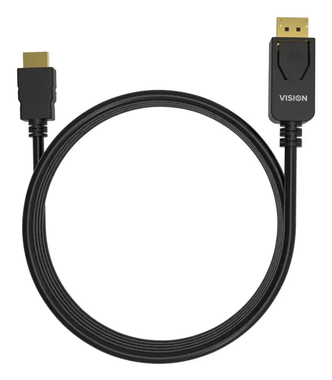 VISION TC 2MDPHDMI8K/BL DisplayPort uz HDMI 2 m Photo 3