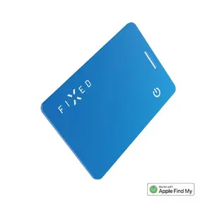 Card-style Bluetooth tracker FIXED Tag Card 2, Find My compatible, blue