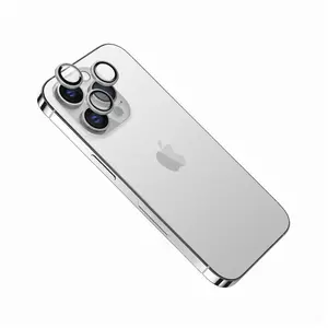 Camera glass replacement FIXED for Apple iPhone 13 Pro / 13 Pro Max, silver, 1 pcs