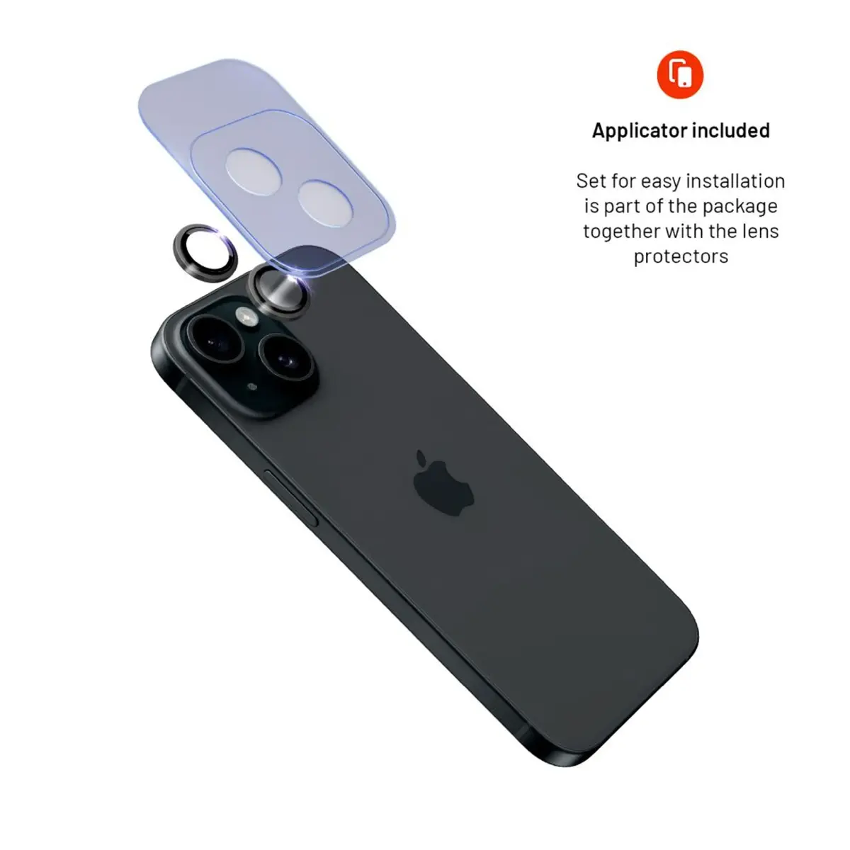 FIXED защитное стекло для камеры iPhone 15 / 15 Plus Photo 5