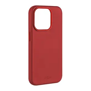Magnētisks ādas maciņš FIXED MagLeather priekš Apple iPhone 15 Pro Max, sarkans