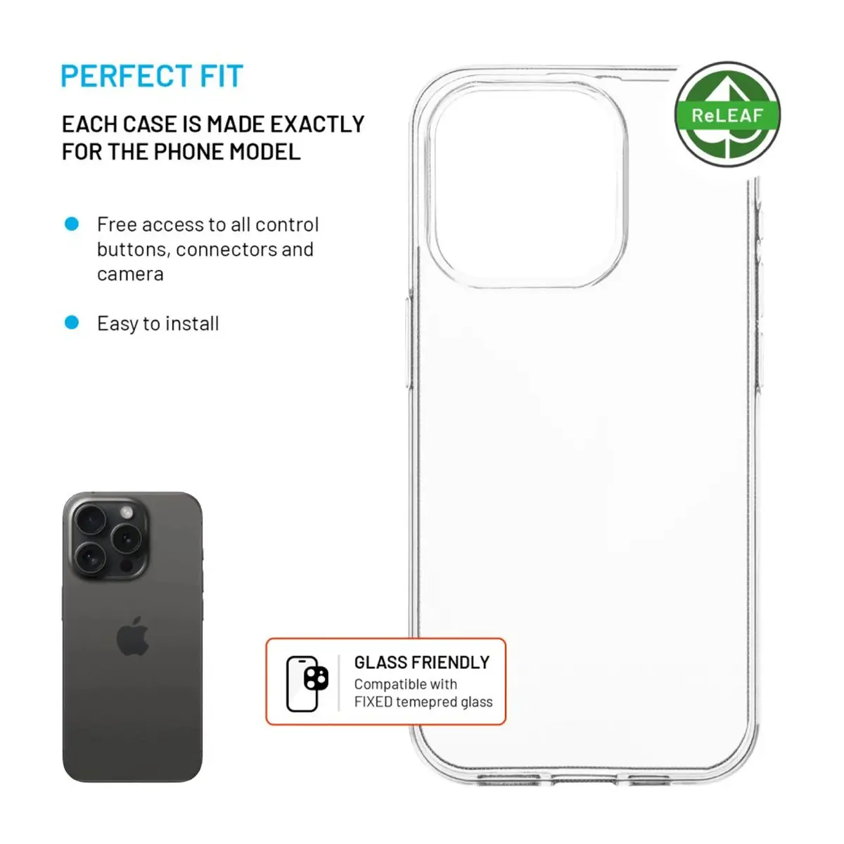 FIXED ReStory AntiUV TPU back cover for iPhone 15 Pro Photo 3