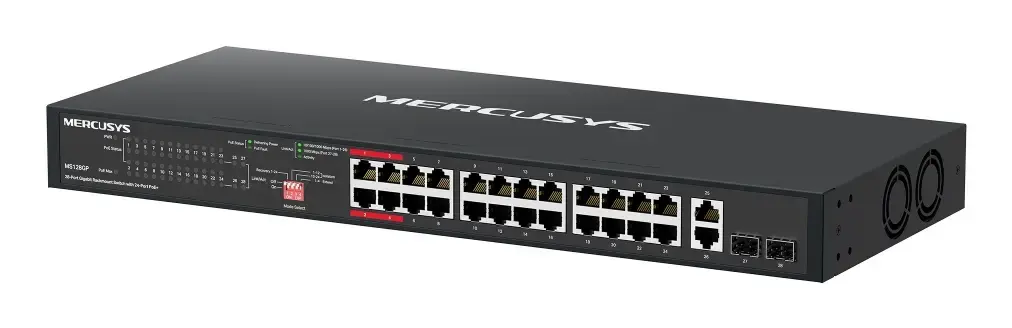 MERCUSYS MS128GP 26‑port Gigabit PoE switch Photo 2