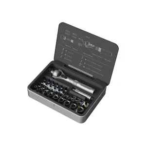 Pivoting ratchet screwdriver MOVA MRSH02 — ratchet mechanism, pivoting head for confined spaces, for repair, assembly and maintenance
