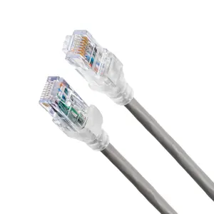 Network patch cord Belden 10GX Cat6a U/UTP LSZH 3 m RJ-45 to RJ-45, nickel/gold contacts, grey