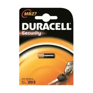 Baterija Duracell A27 (MN27/4570106) — 1 gab., 12 V alkaliskā