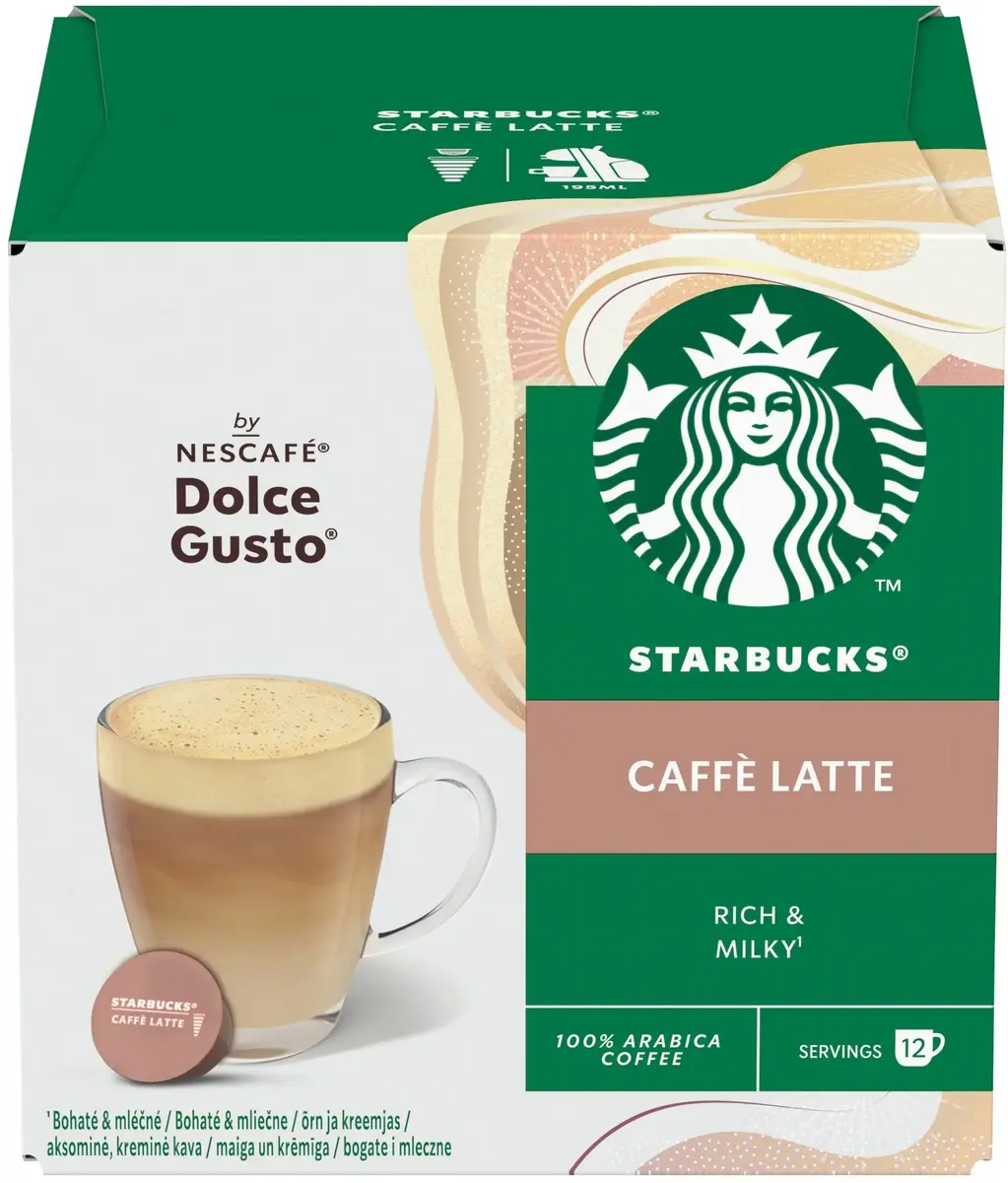 Kapsulas STARBUCKS Nescafé Dolce Gusto Caffè
