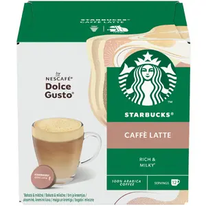 Капсулы для кофемашин STARBUCKS Nescafé Dolce Gusto Caffè Latte — 12 шт.