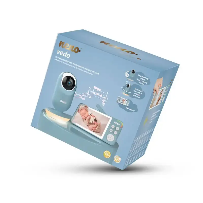 Bērnu uzraudzība neno VEDO BLUE 5" LCD Photo 5