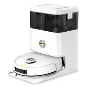 Robot vacuum cleaner Karcher RVM 4 COMFORT 300 L — white, 300 L dust capacity, 160 min runtime, Li‑Ion 5200 mAh, Ø35 cm, 3 wheels