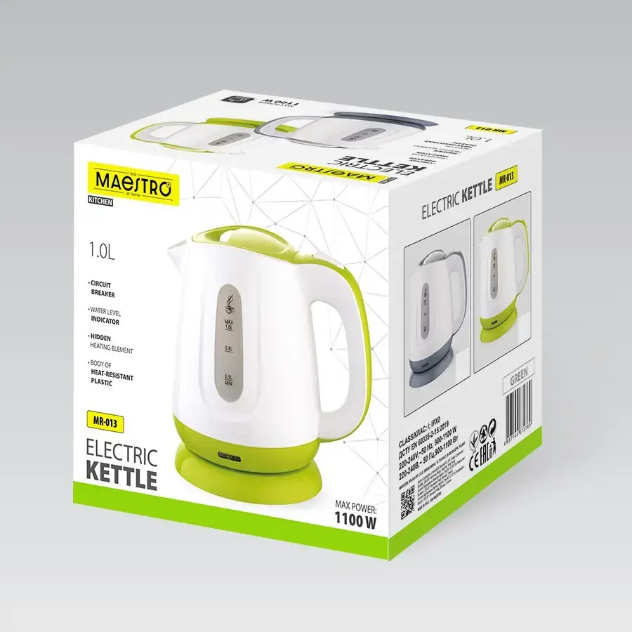 Electric kettle Maestro MR-013-GREEN 1 L 1100 W Photo 5
