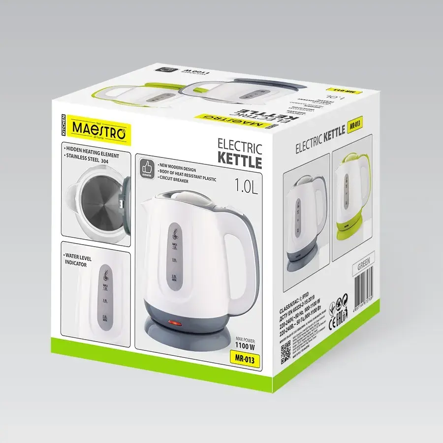 Electric kettle Maestro MR-013-GREEN 1 L 1100 W Photo 6