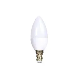 LED spuldze svecīte Solight 8W E14 4000K 720lm — neitrāli balta, 20 000 h