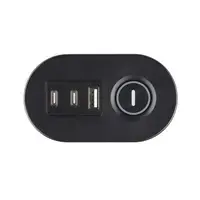 Solight pārnēsājams sadalītājs 3x + USB A+C PD20W Photo 5