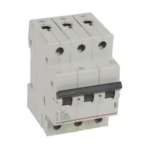 Автоматический выключатель Legrand RX3 Type C 3, 25 A, 360–440 V, 50–60 Hz, IP20