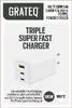 GRATEQ HALTI WALLCHARGER GaN 100W 2xUSB-C 1xUSB-A Photo 5