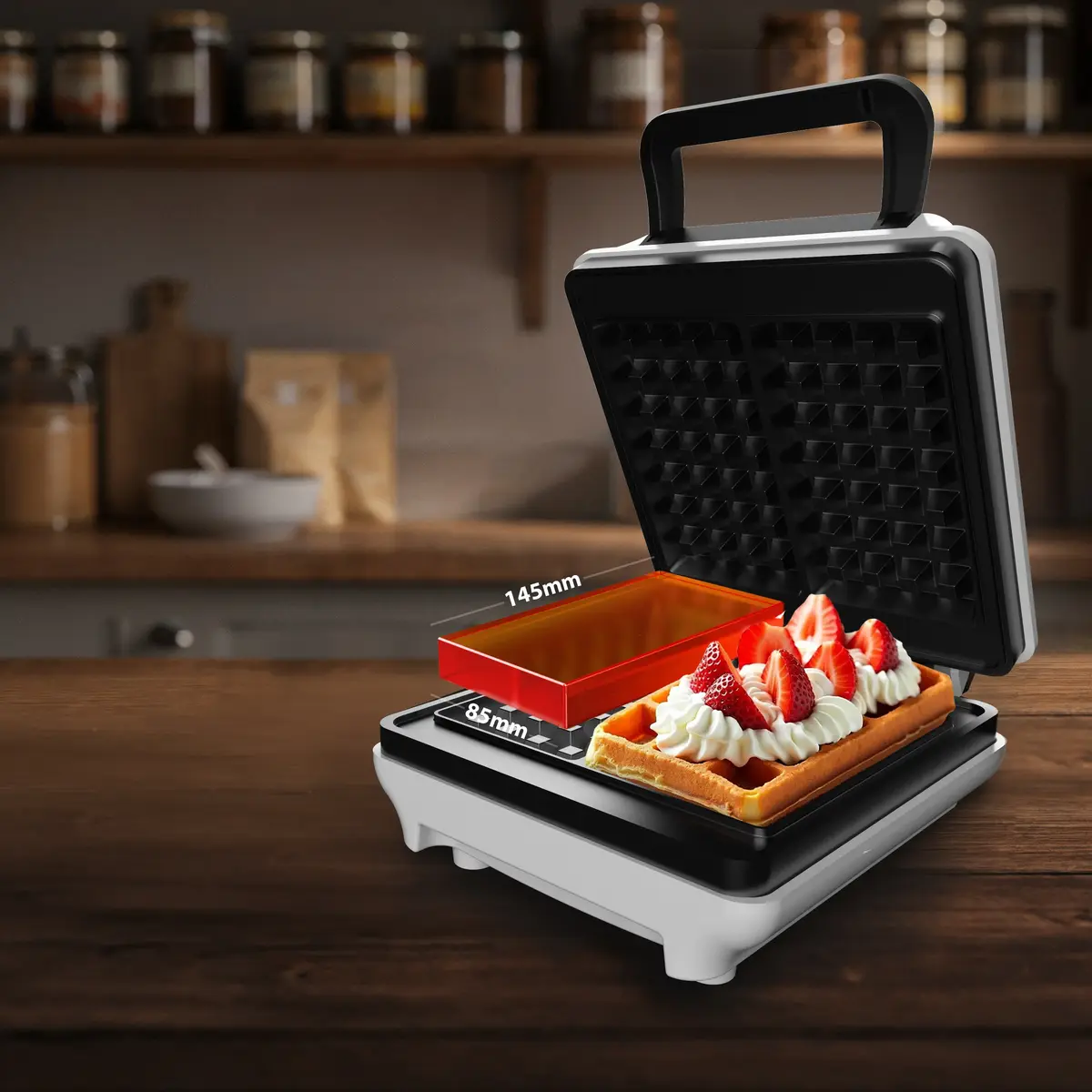 Mesko MS 3091 Vafeļu cepamais — 1800 W Photo 11