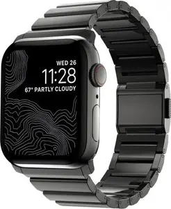 Ремешок для часов Nomad из нержавеющей стали Graphite Black V2 для 42/44/45/49 мм