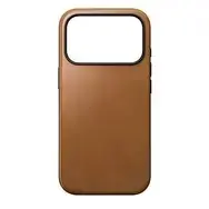 Mobile phone case Nomad Modern Leather Case cover for iPhone 17 Pro, 16 cm (6.3"), tan, leather & PC/TPU