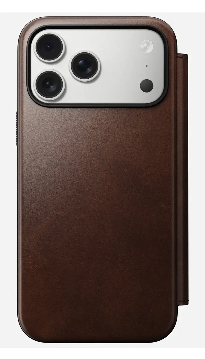 Nomad Modern Leather Folio vāciņš iPhone 17 Pro Max Photo 8