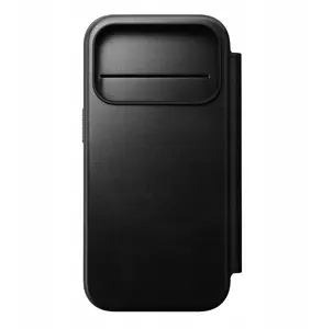 Smartphone leather folio Nomad Modern Leather Folio for iPhone 17 Pro — Black Horween