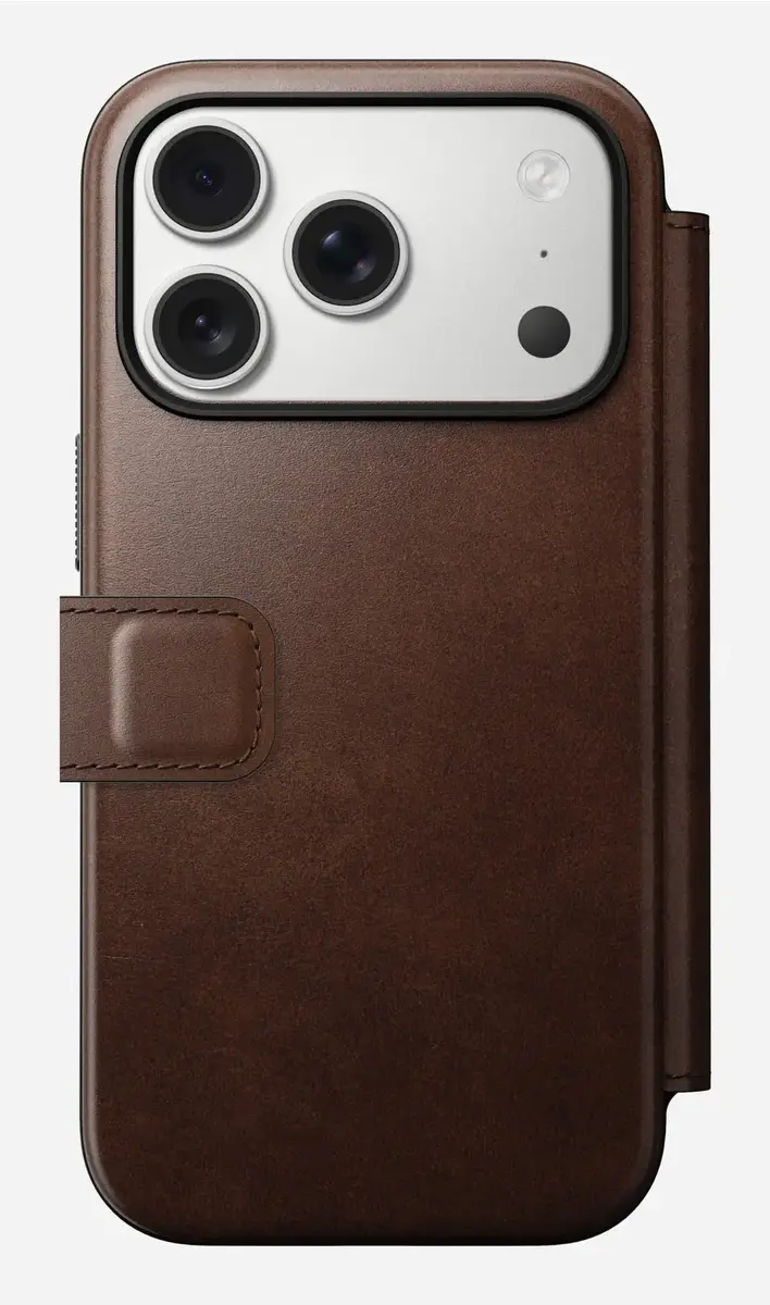 Nomad Modern Leather Folio cover for iPhone 17 Pro Photo 4