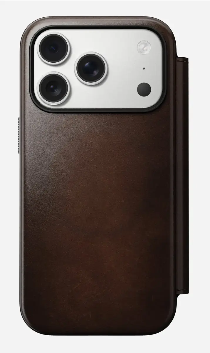 Nomad Modern Leather Folio — чехол для iPhone 17 Pro Photo 5