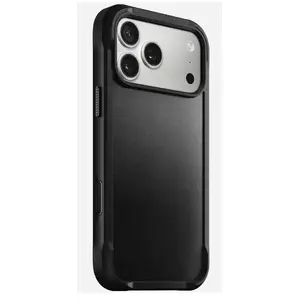 Mobile phone case Nomad Rugged Leather Case for iPhone 17 Pro Max, cover, leather + TPU + PC, fits 17.5 cm (6.9") screen, black